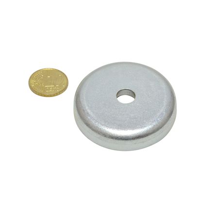 Hrncový magnet s otvorem a zapuštěním, neodymový 47 mm | 75,6 kg | null