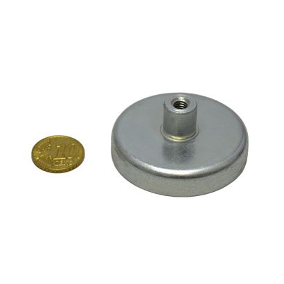 Ferrite pot magnets with socket screw 50 mm | 22 mm | null