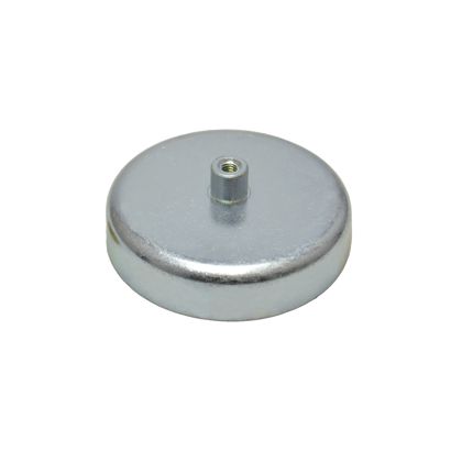 Feritové hrncové magnety se závitovým pouzdrem 80 mm | 34 mm | Ferit|Ocel 