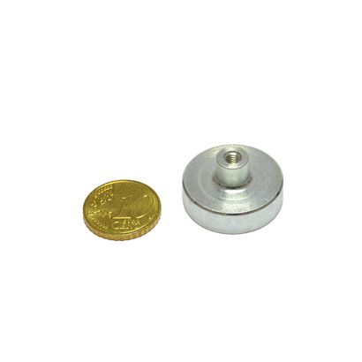 Hrncové magnety SmCo se závitovým pouzdrem 25 mm