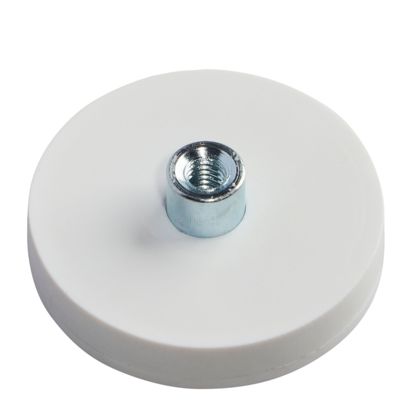 Rubber-coated magnets with socket screw 31 mm | null | M4