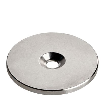 Metal disc with bore and counterbore 42 mm