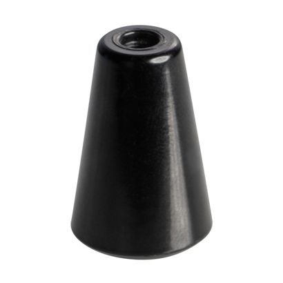 Plastic handle with internal thread M5, black 