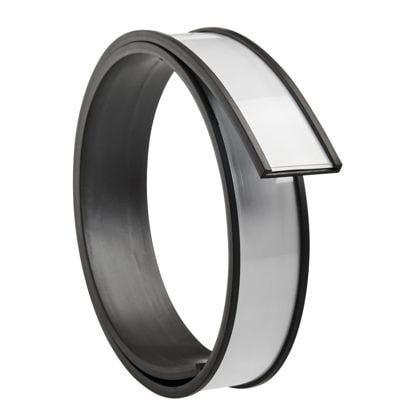 Label holder, c profile, magnetic, sections 20 mm | 500 mm | 