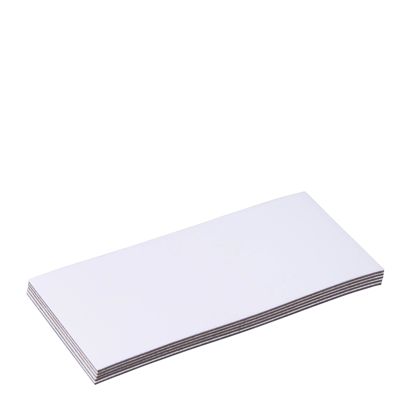 Writable magnetic labels 40 x 80 mm  | white 