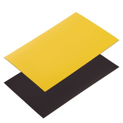 Magnetické štítky popisovací 100 x 150 mm  | žlutá 