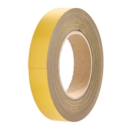 Coloured magnetic tape 25 mm | yellow  | 10 m | 0.85 mm
