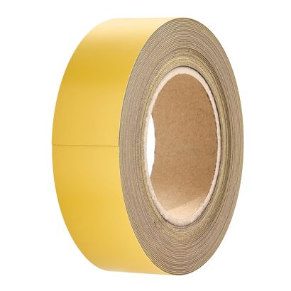 Coloured magnetic tape 40 mm | yellow  | 10 m | 0.85 mm