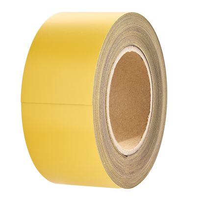 Coloured magnetic tape 60 mm | yellow  | 10 m | 0.85 mm