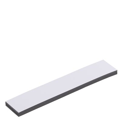 Writable magnetic labels null | 20 x 100 mm