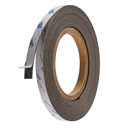 Neodymium magnetic tape, self-adhesive, extra strong 10 mm | 1.5 mm | 300 g/cm² | 5 m