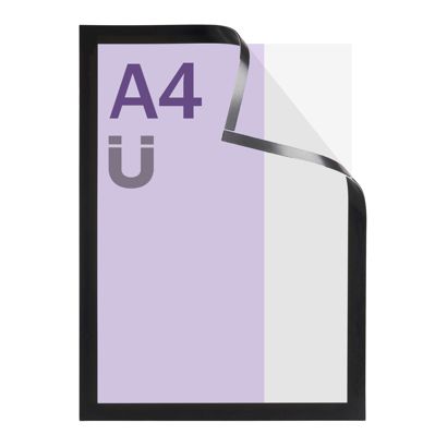 Magnetický rám A4, magnetický černá 
