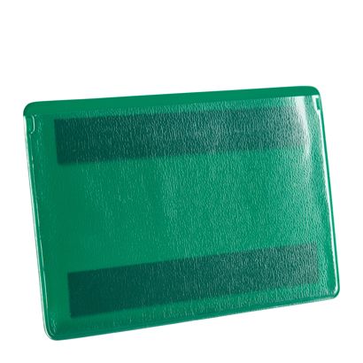 Kapsy na etikety magnetické 120 x 80 mm  | zelená 