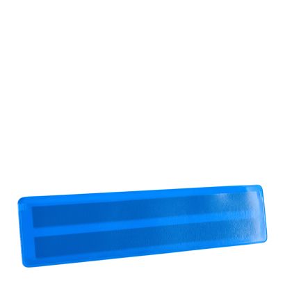 Kapsy na etikety magnetické 220 x 50 mm  | modrá 
