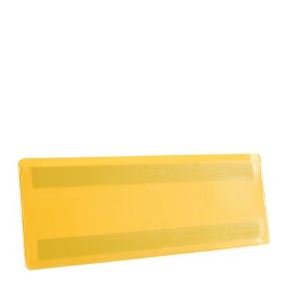 Kapsy na etikety magnetické 220 x 80 mm  | žlutá 