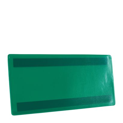 Kapsy na etikety magnetické 220 x 105 mm  | zelená 