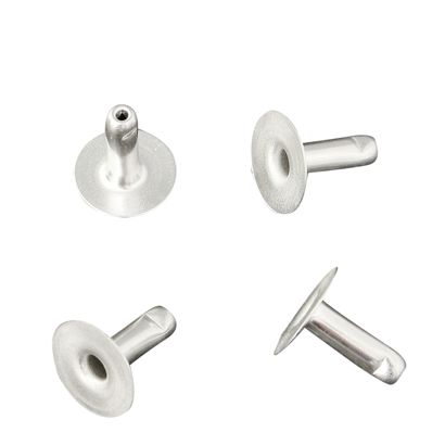 Dvojité duté nýty, spodní díl, otevřené, typ A, průměr hlavičky 10 mm 