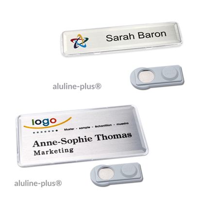 Name badges aluline-plus®, magnetic 