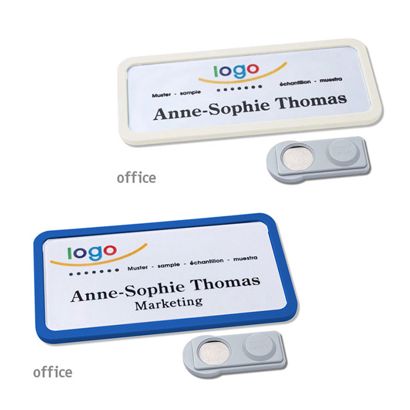 Name badges OFFICE, magnetic 