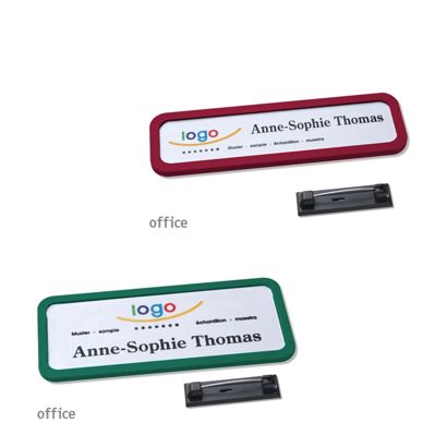 Name badges with pin OFFICE 