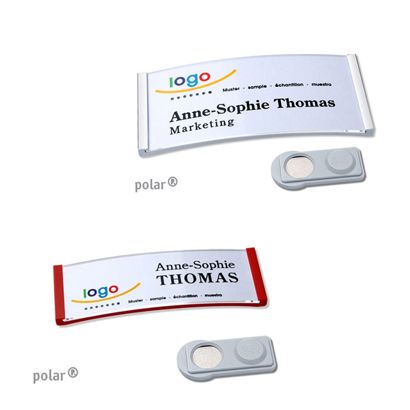 Name badges polar®, magnetic 
