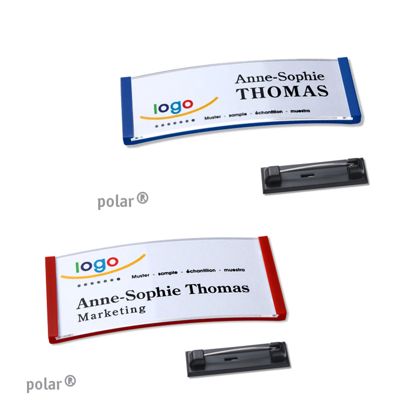 Name badges with pin polar® 
