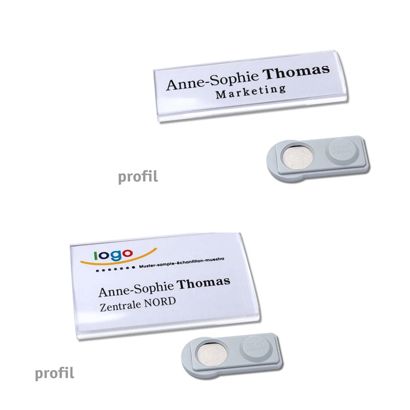 Name badges PROFIL, magnetic 