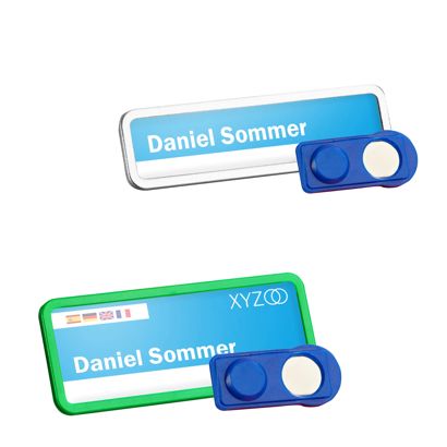 Name badges TEAM, magnetic 