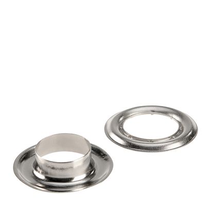 Tarpaulin eyelets, self-cutting, steel 