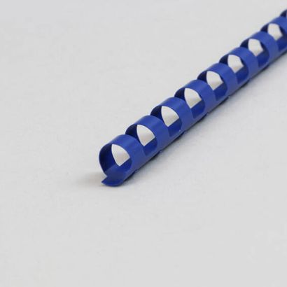 Plastový knižní hřbet A4, kulatý 10 mm | modrá 