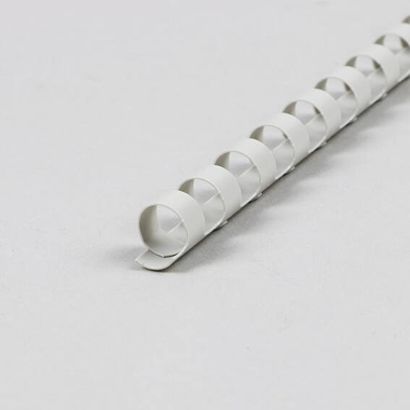 Plastový knižní hřbet A4, kulatý 10 mm | šedá 