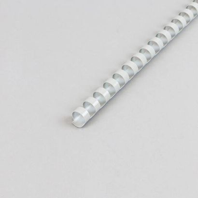 Plastový knižní hřbet A4, kulatý 12 mm | šedá 