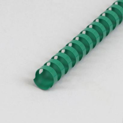 Plastový knižní hřbet A4, kulatý 19 mm | zelená 