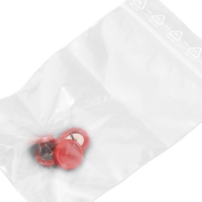 Připínáčky, 15 mm 4 kusy v zip sáčku | null