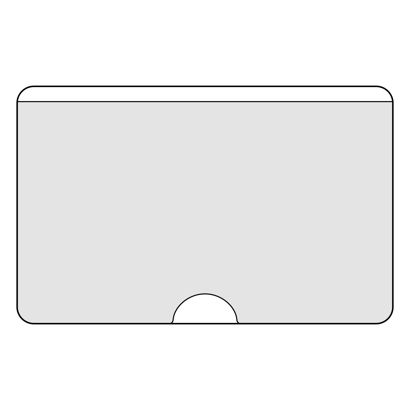 Business card pockets, self-adhesive, PP foil null | 95 x 60 mm