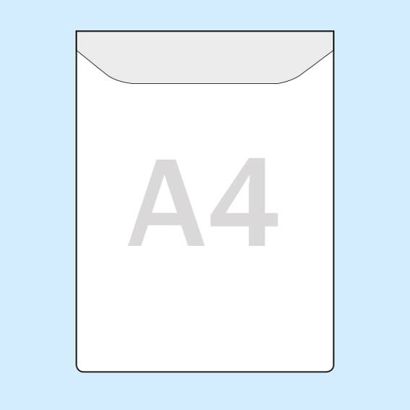 Rectangular pockets, self-adhesive, null | without filling level | null