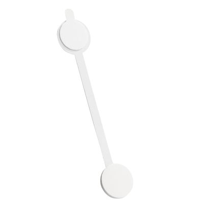 Shelf wobblers, metal, 90 mm, residue-free removable, permanent 