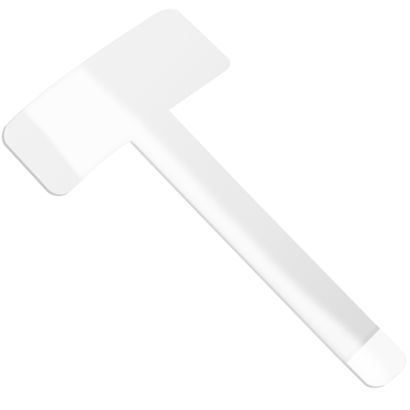 Regálový wobbler pro lišty na cenovky, 140 mm 140 mm | PET 