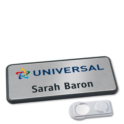Name badge Icon® "alu-complete" smag® Magnet | null