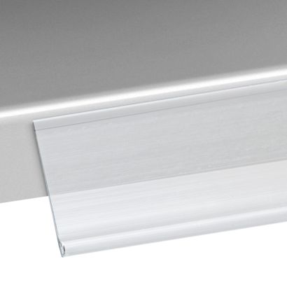 Regálová lišta DBR, samolepicí 39 mm | 1500 mm | transparentní provedení  | k nalepení (standardní lepicí páska) 