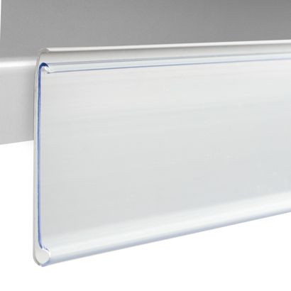 Data strips DBR, self-adhesive, with grip edge 39 mm | 1000 mm | white  | for sticking (standard adhesive tape) 
