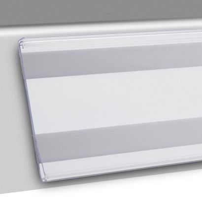 Data strips DBR, self-adhesive, with C-snap for sticking (foam adhesive tape) | 80 mm | 100 mm