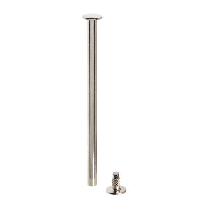 Knihařské šrouby s vtlačovací hlavou, poniklované 110 mm