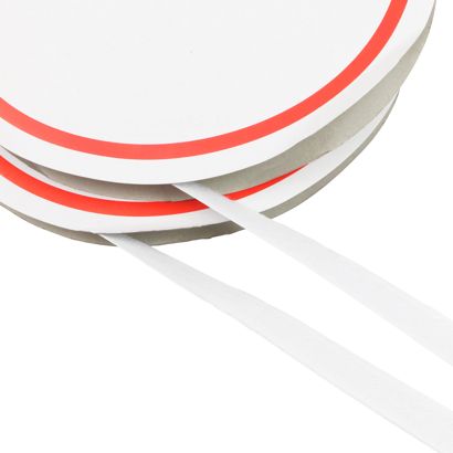 Hook and loop tape self-adhesive, set of 25 m loop tape and 25 m hook tape 16 mm | white 
