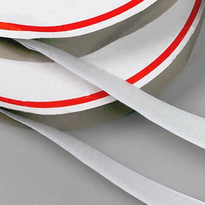 Hook and loop tape self-adhesive, set of 25 m loop tape and 25 m hook tape 30 mm | null