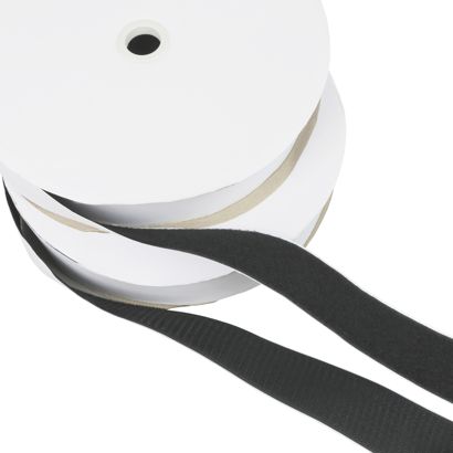 Hook and loop tape self-adhesive, set of 25 m loop tape and 25 m hook tape 50 mm | null