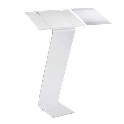 Stojan na podlahu Acryl CAPTION Pro A3 Kombi transparentní provedení  | lesklý  | 3 kus v kartonu (best price) 