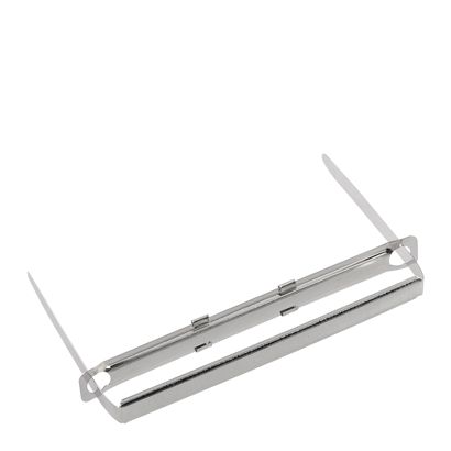 Metal file fittings with small filing, nickel-plated (100 pieces) 