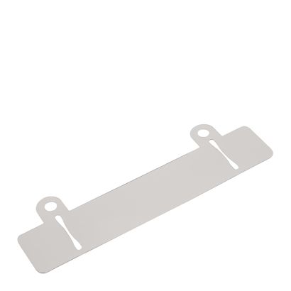 Fasteners transparent | with 2 eyelets, slitted