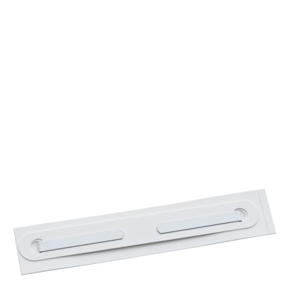 File System with prongs, self-adhesive, 3 Parts, 97 x 20 mm, white 